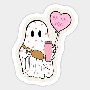 Be My Boo Boujee Cute Ghost Love Sticker